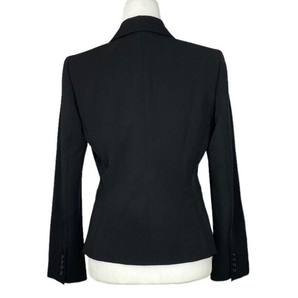 Tahari Women’s Black Quiet Luxury One Button Business Career‎ Blazer P/C36 - Picture 4 of 14